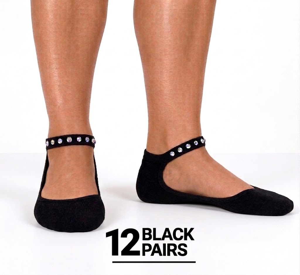 Hidey Crystal Bamboo Socks for Women – Luxury Soft Novelty Socks with Mesh Gift Bag | Unique Travel Accessories - Hidey Style