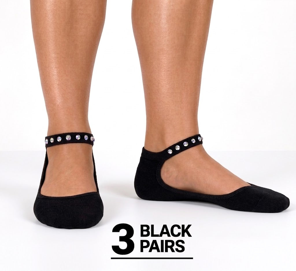 Hidey Crystal Bamboo Socks for Women – Luxury Soft Novelty Socks with Mesh Gift Bag | Unique Travel Accessories - Hidey Style