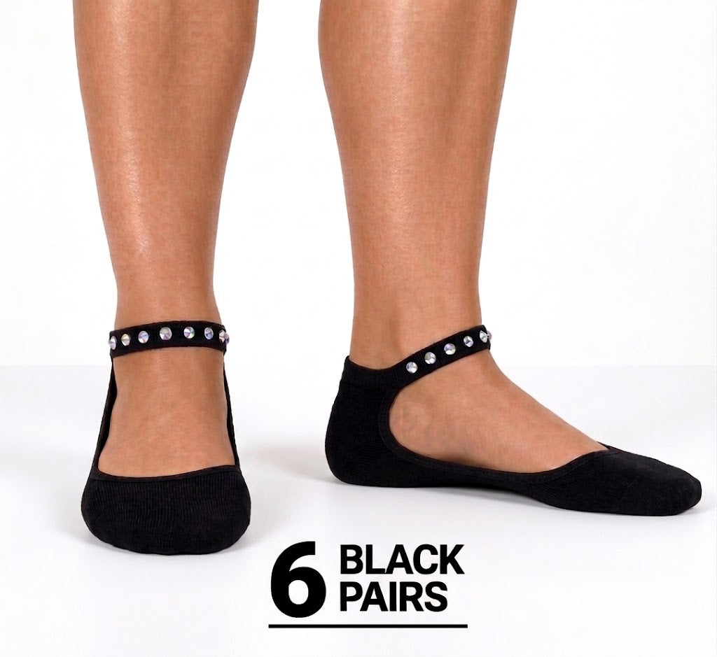 Hidey Crystal Bamboo Socks for Women – Luxury Soft Novelty Socks with Mesh Gift Bag | Unique Travel Accessories - Hidey Style