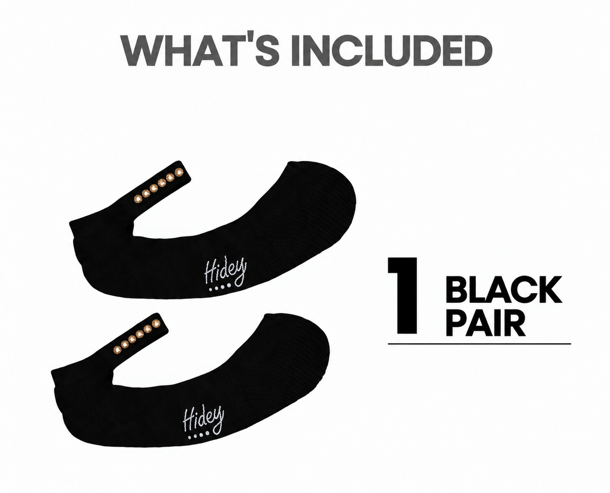 Hidey Crystal Bamboo Socks for Women – Luxury Soft Novelty Socks with Mesh Gift Bag | Unique Travel Accessories - Hidey Style