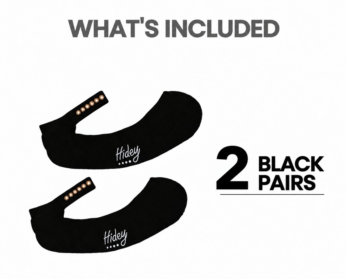 Hidey Crystal Bamboo Socks for Women – Luxury Soft Novelty Socks with Mesh Gift Bag | Unique Travel Accessories - Hidey Style