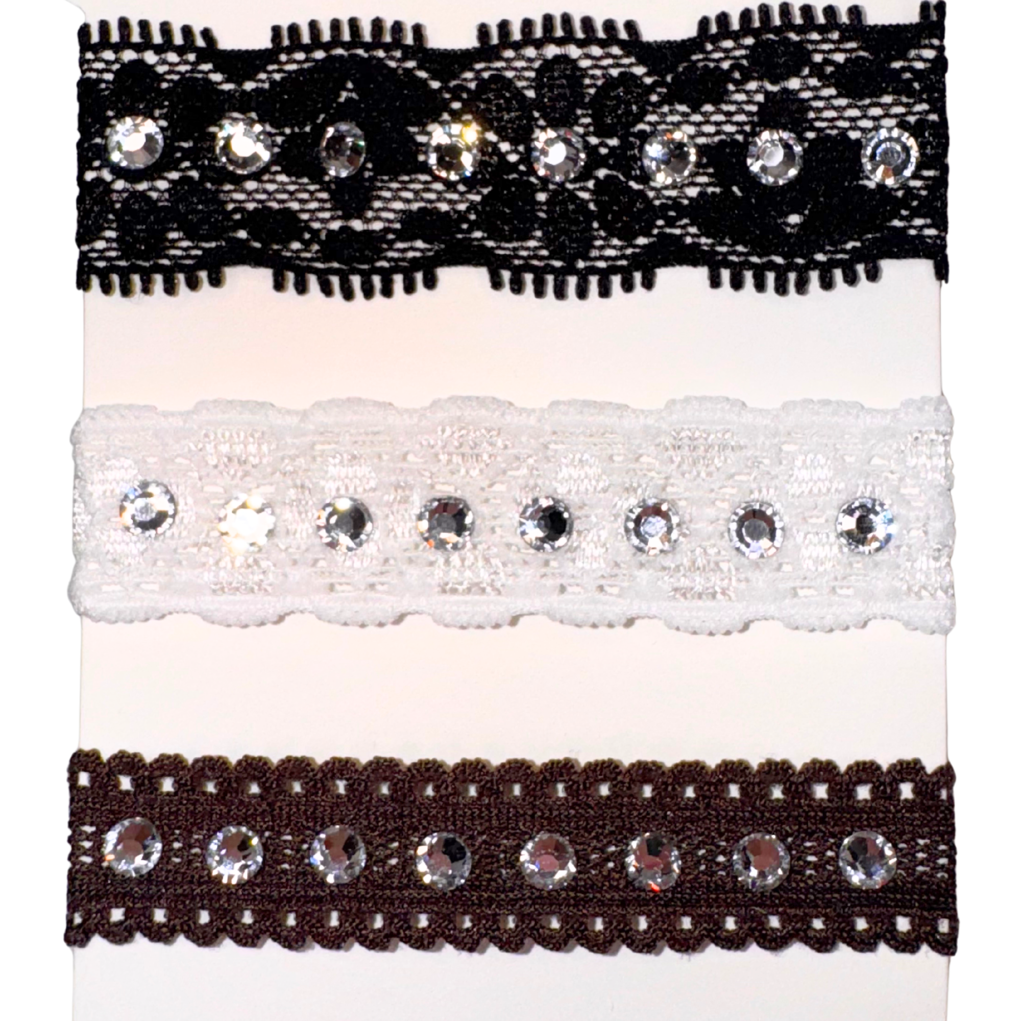 Hidey Bracelet/Hair Ties with Austrian Crystals - Hidey Style