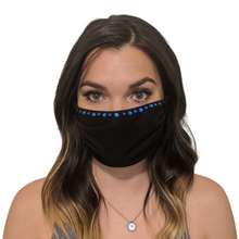 Load image into Gallery viewer, Hidey Face Mask with genuine Swarovski crystals - Hidey Style
