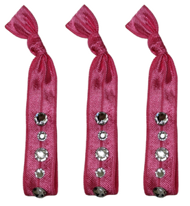 Hidey Hair Ties with Swarovski Crystals (10% donated to SPCA) - Hidey Style