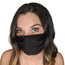 Load image into Gallery viewer, Hidey Face Mask with genuine Swarovski crystals - Hidey Style
