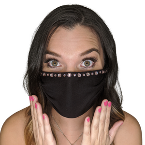 Hidey Face Mask with genuine Swarovski crystals - Hidey Style